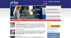 Desktop Screenshot of grios.cz